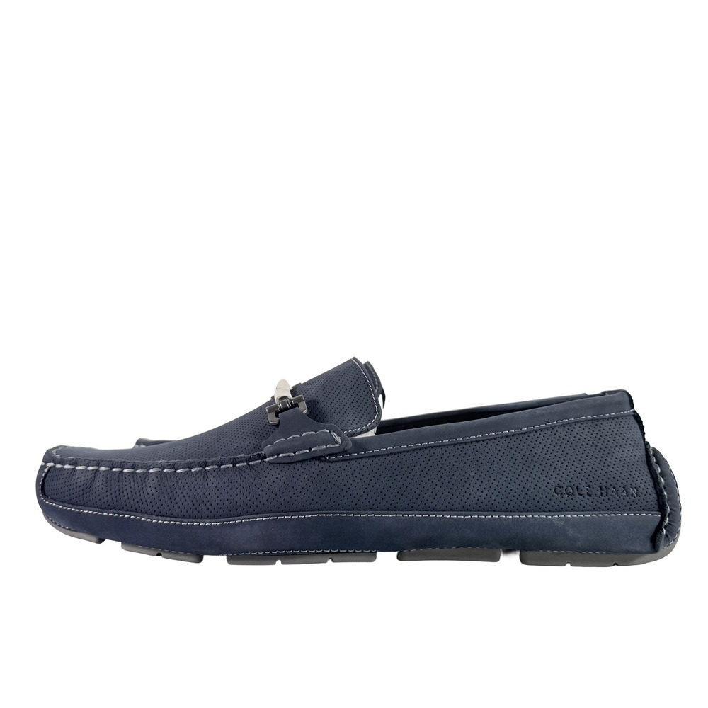Cole‎ Haan Wyatt Bit Driver Men's Loafers Size 11 M Navy Blue C37221 New